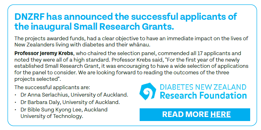 https://dnzrf.org.nz/news/diabetes-new-zealand-research-foundation-inaugural-annual-small-grant-round-announcement